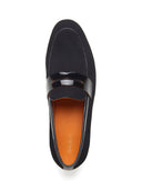Kyros Leather Formal Slip-on Shoes  Black