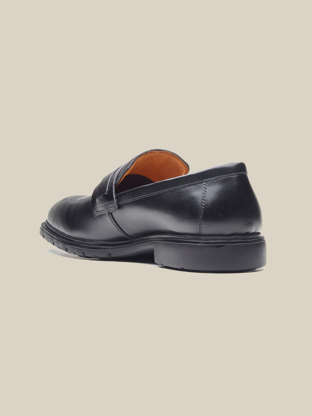Howarth Leather Formal Slip On Shoes Black