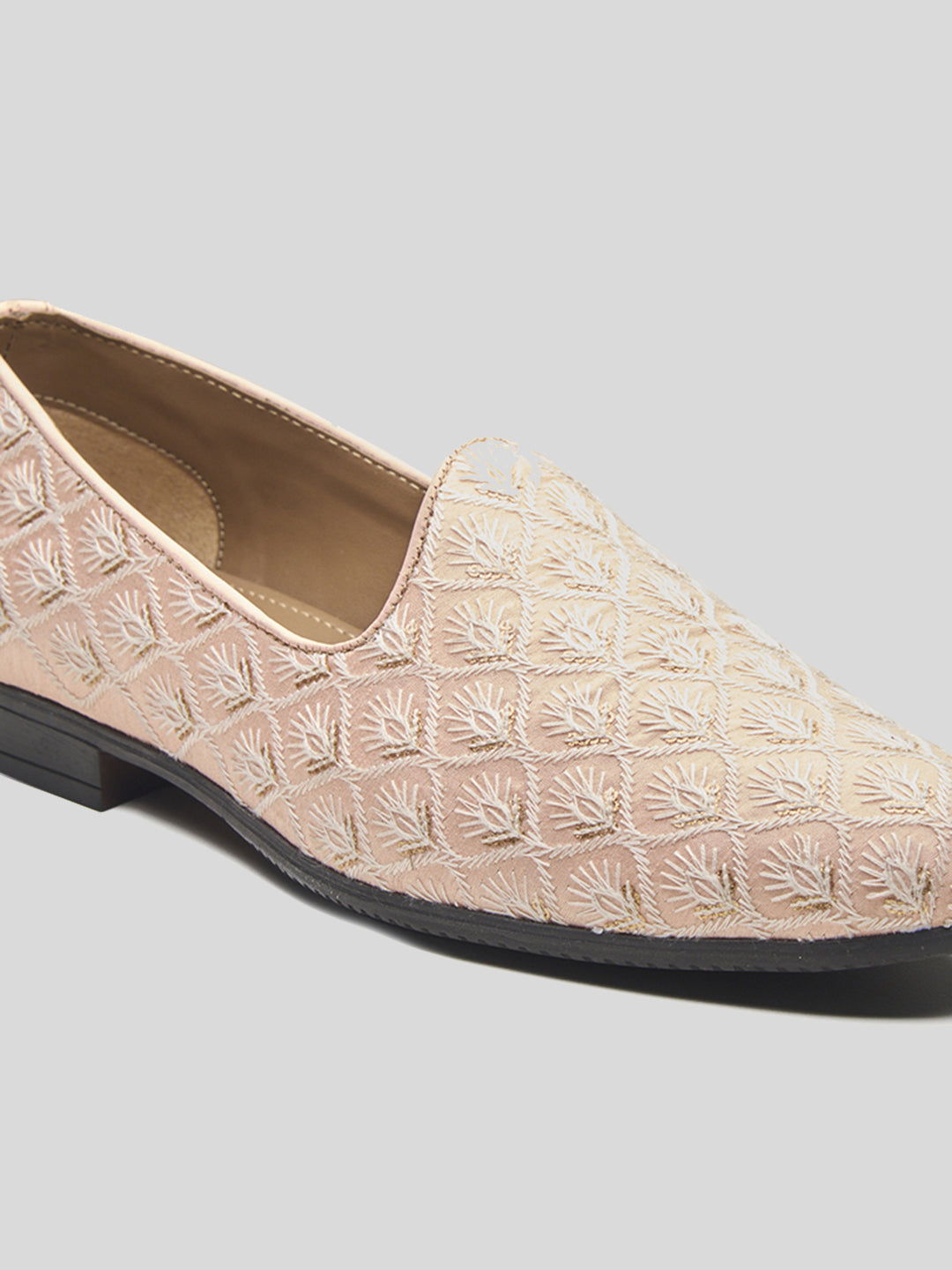 Oristano Ethnic Slip Ons Pink