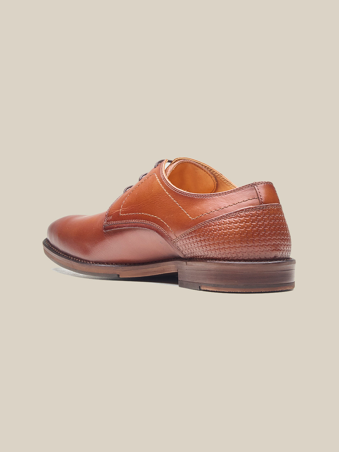 Plimmer Leather Derby Shoes Tan