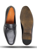 Nunzio Leather Formal Shoes Black