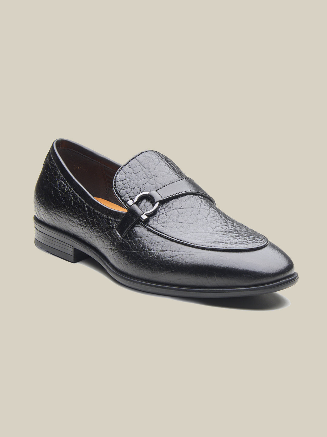 Nunzio Leather Formal Shoes Black