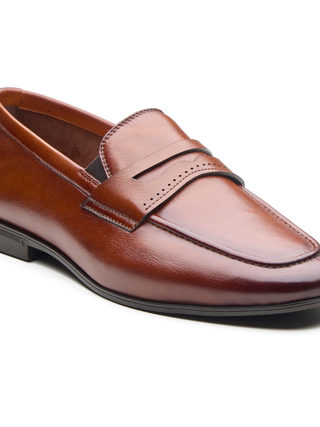 Filippo  Leather Formal Slip-on Shoes Tan