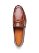 Filippo  Leather Formal Slip-on Shoes Tan