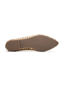 Michael Angelo's Velours Ballerinas For Women (Rosegold)