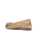 Michael Angelo's Velours Ballerinas For Women (Rosegold)