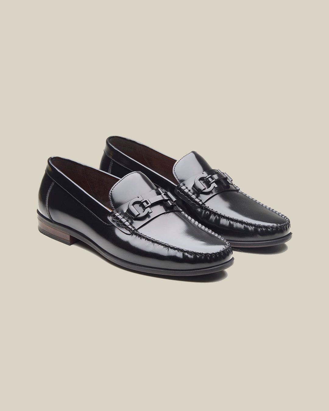 Milie Leather Loafers Black