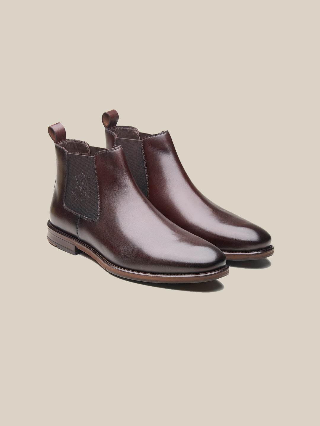 Harris Leather Chelsea Boots Brown