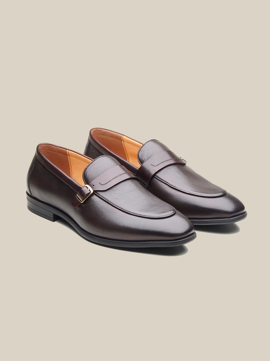 Duffy Leather Formals Shoes Brown