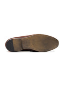 Kyros Leather Formal Slip-on Shoes  Brown