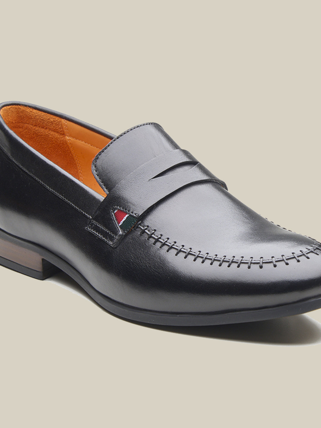 Klaus Leather Formal Slip-on Shoes  Black