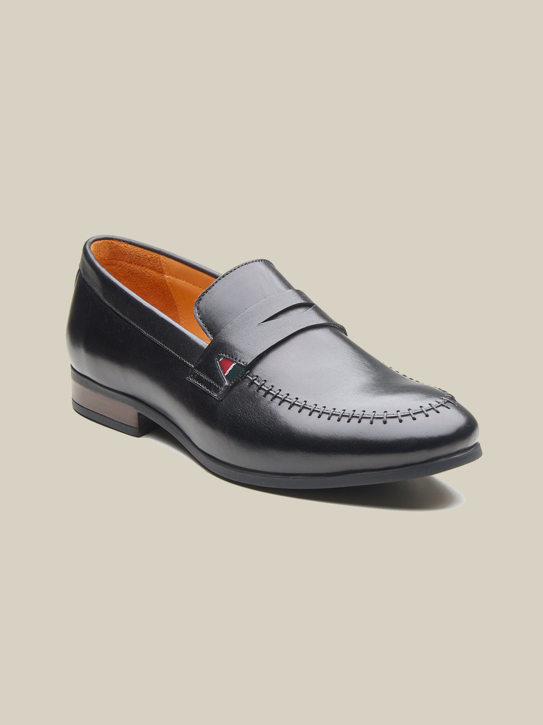 Klaus Leather Formal Slip-on Shoes  Black