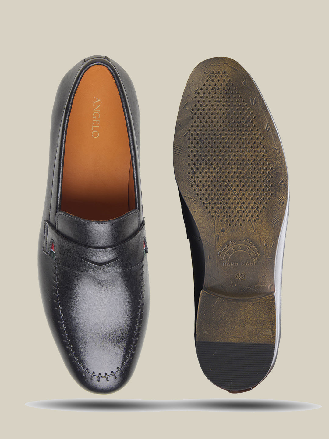 Klaus Leather Formal Slip-on Shoes  Black