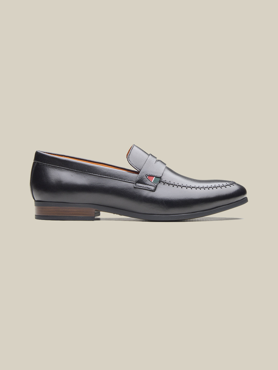 Klaus Leather Formal Slip-on Shoes  Black