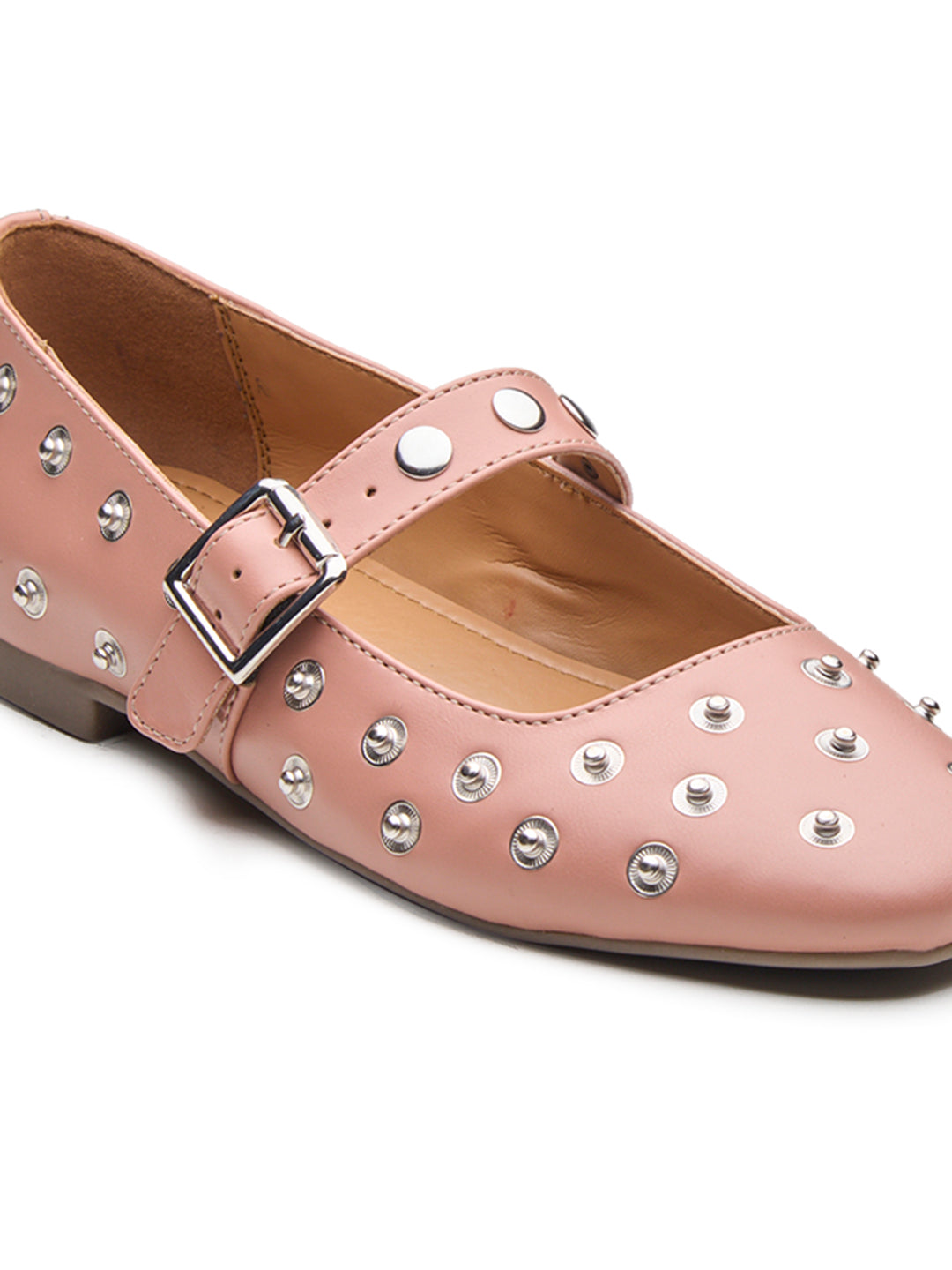 Feroce Mary Janes Peach