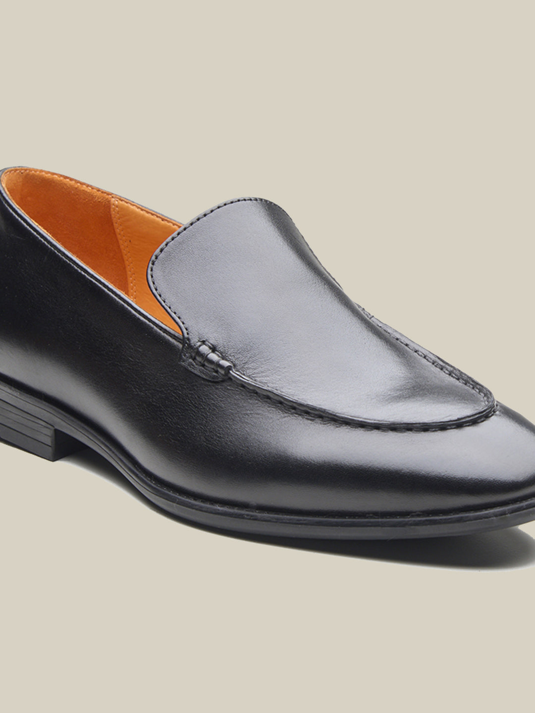 Natale leather formals shoe black