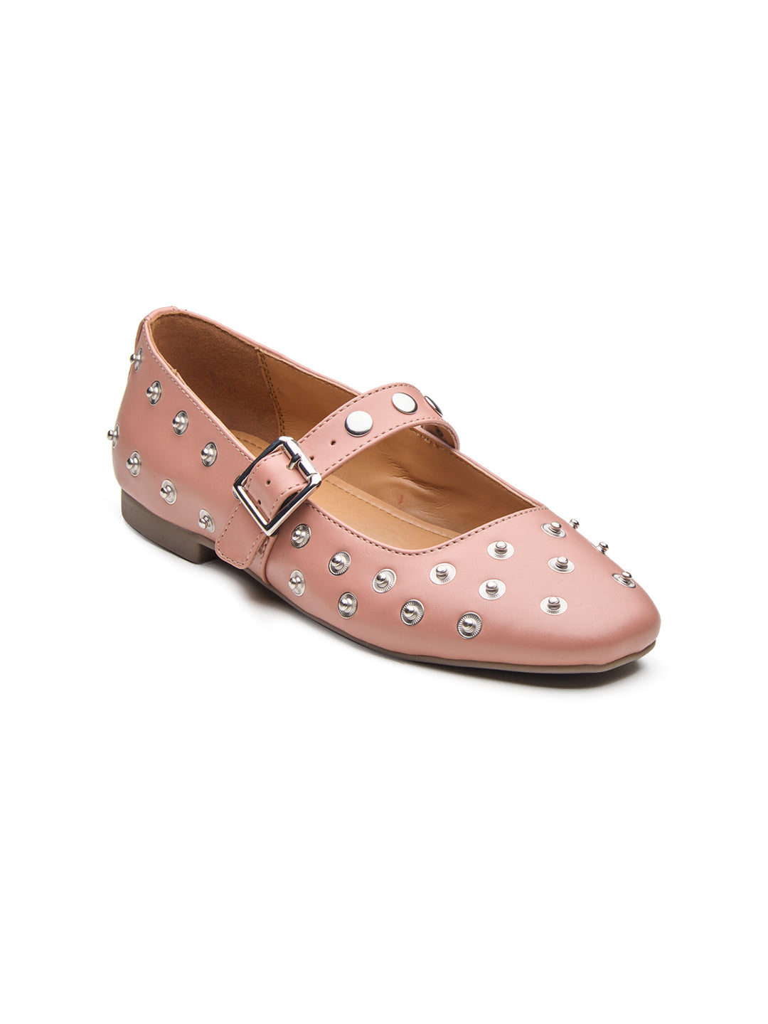 Feroce Mary Janes Peach