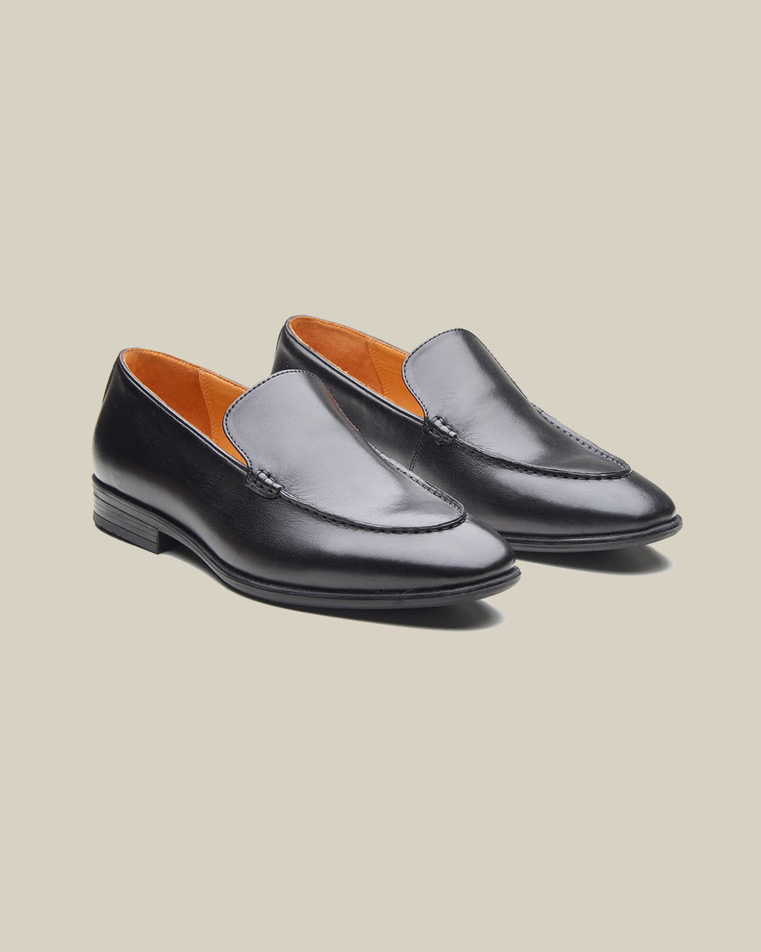 Natale leather formals shoe black