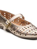 Michael Angelo's Celeste Mary Janes For Women (Gold)