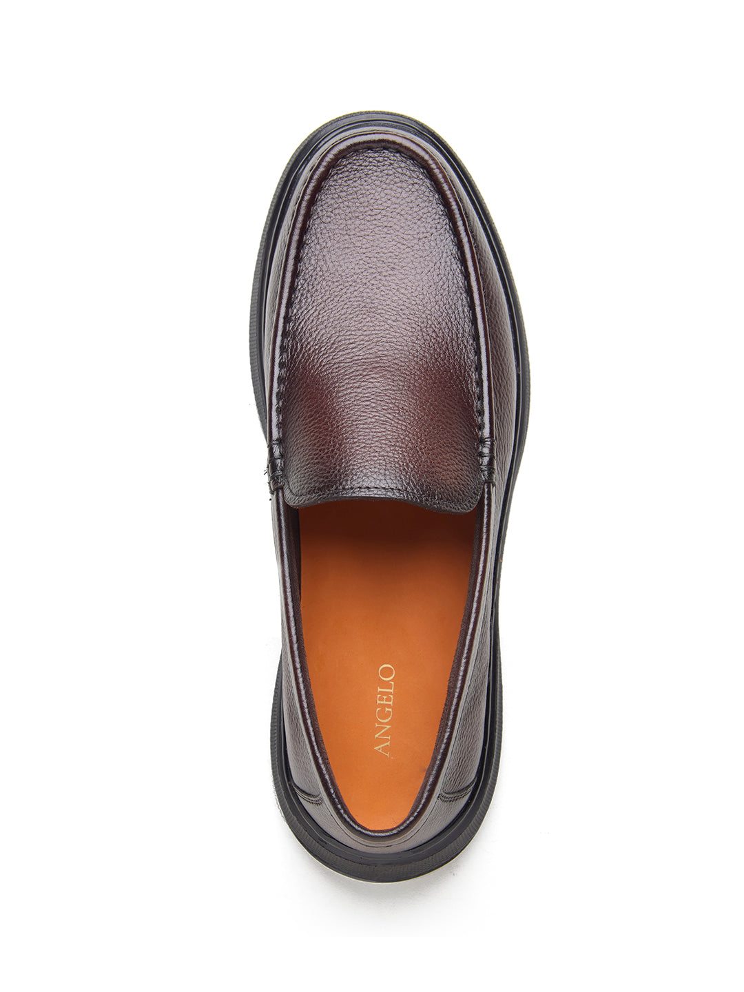 Ivano Leather Comfort Slip-on Shoe  Brown