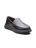 Ivano Leather Comfort Slip-on Shoe Black