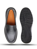Ivano Leather Comfort Slip-on Shoe Black