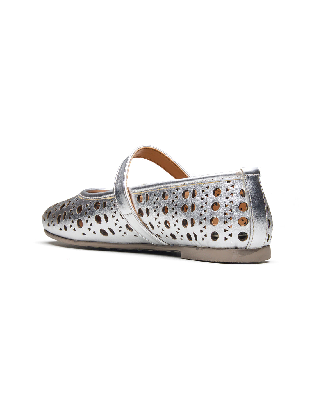 Celeste Mary Janes Silver
