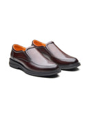 Basil Leather Comfort Slip-on Shoes Brown