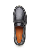 Ilario Leather Comfort Slip-on Shoes Black