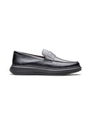 Ilario Leather Comfort Slip-on Shoes Black
