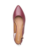 Michael Angelo's Isla Ballerinas For Women (Wine)