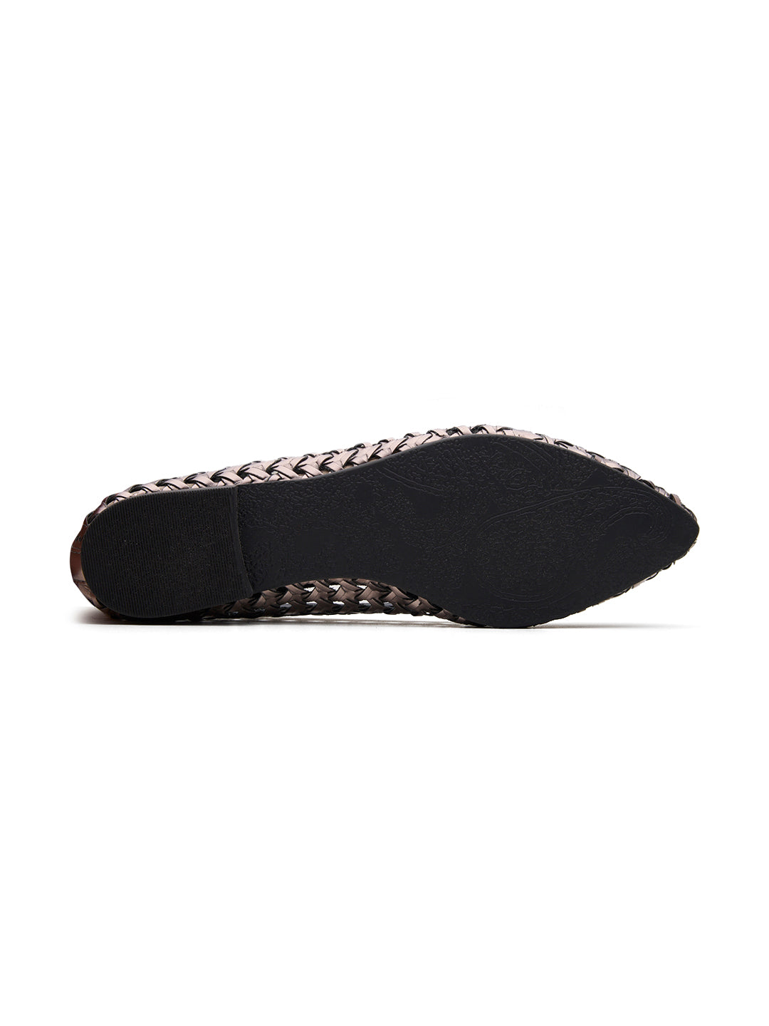 Velours Ballerinas Gunmetal