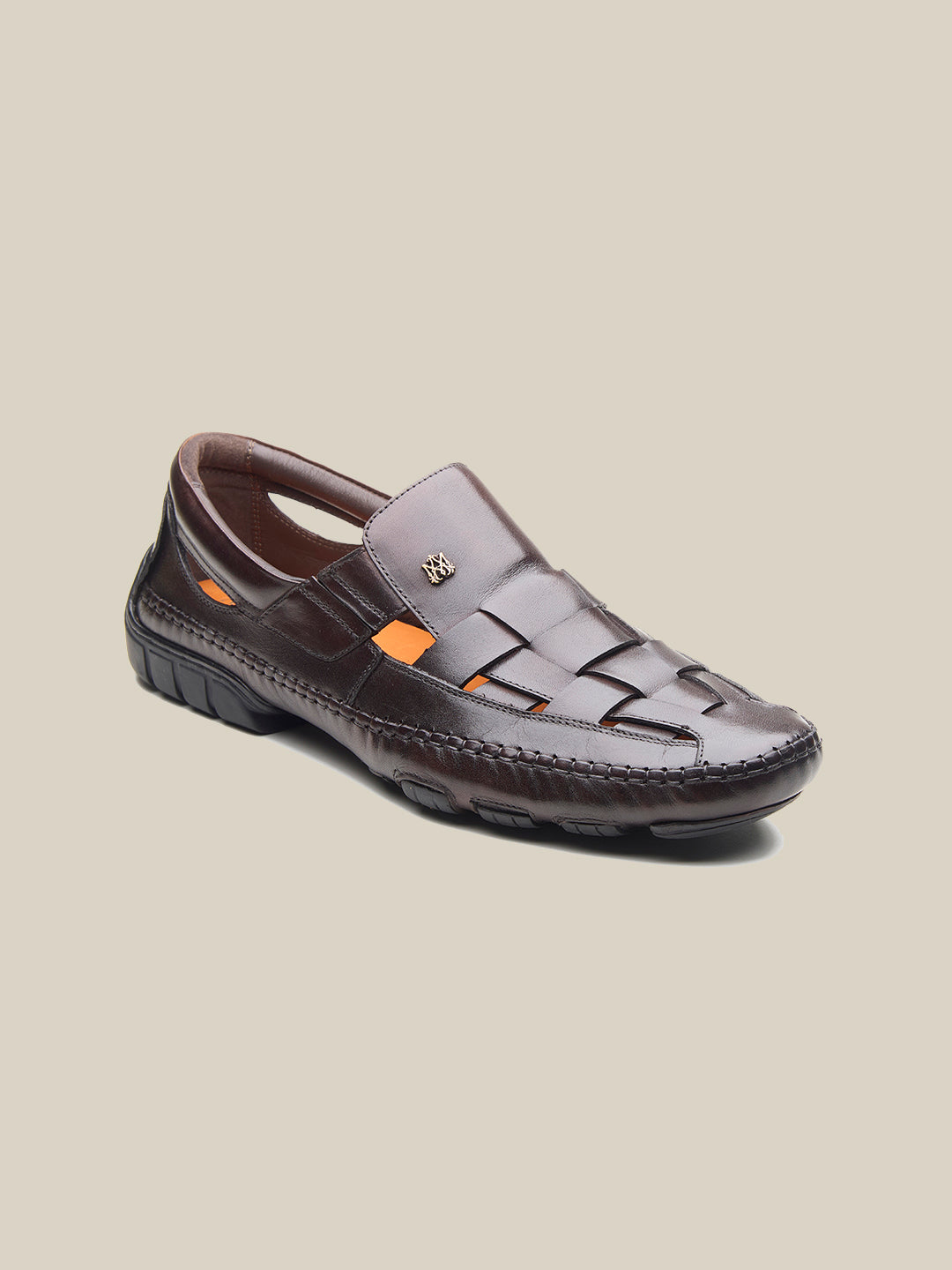 Fryer Leather Roman Sandals Tan