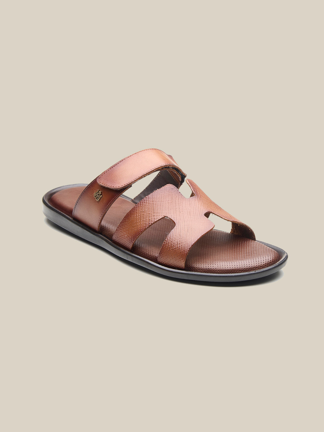 Mosca Leather Slippers Tan