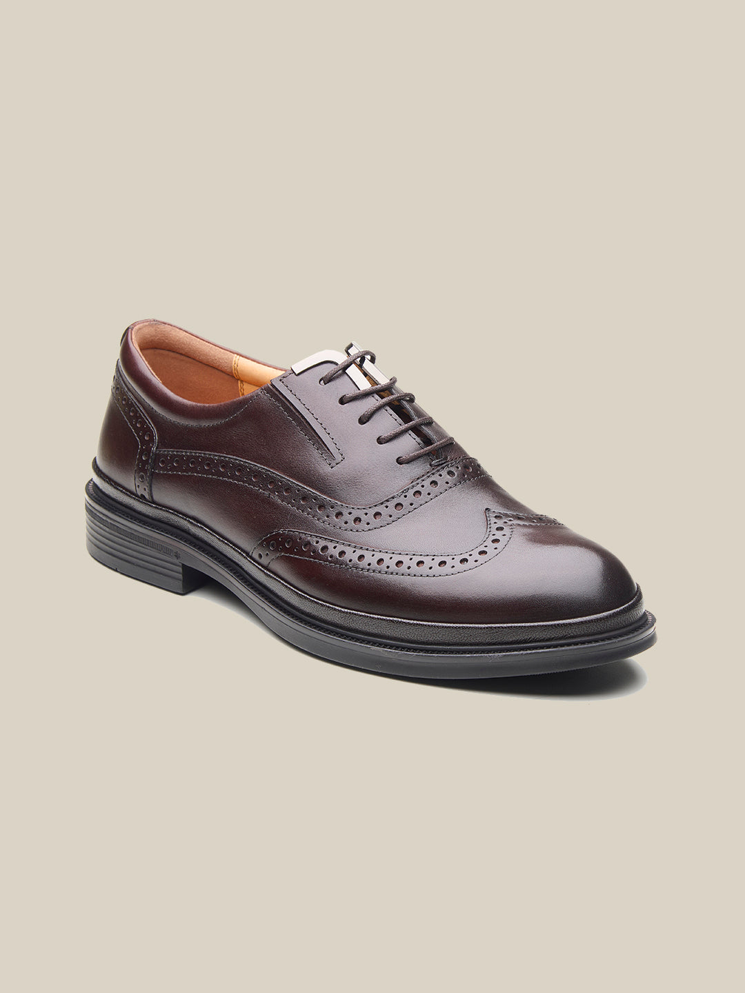 Fisher Leather Formals Shoes Brown