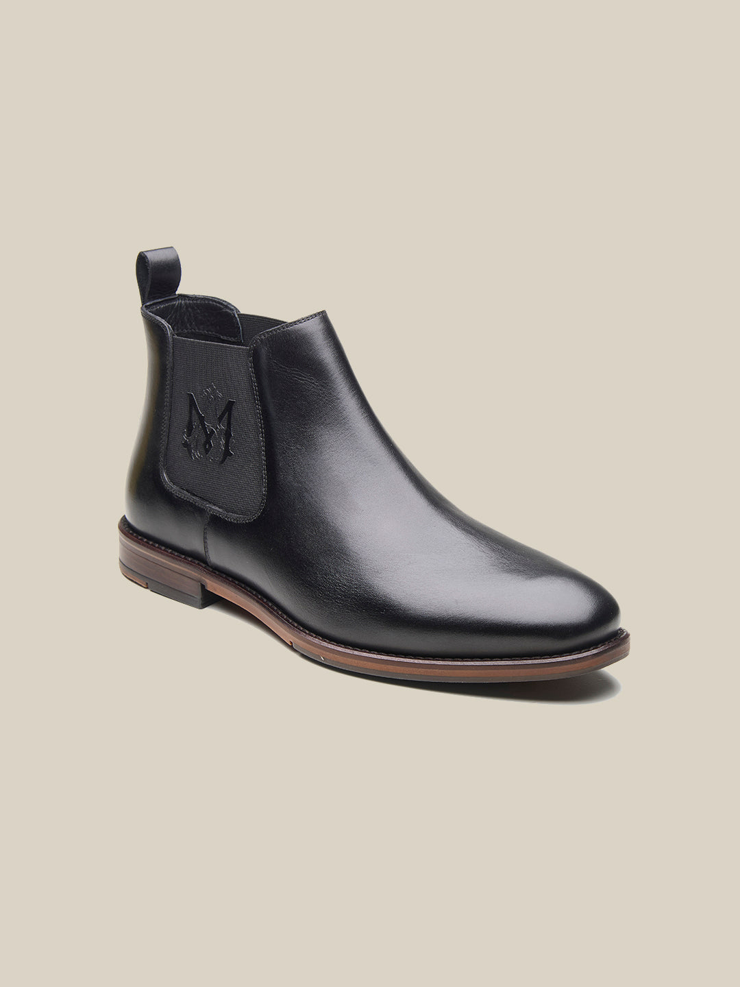 Harris Leather Chelsea Boots Black