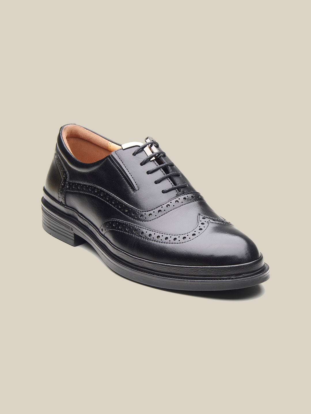 Fisher Leather Formals Shoes Black