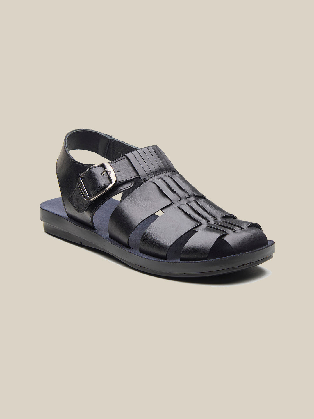 Davis Leather Sandals Black