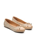 Michael Angelo's Sophie Ballerinas For Women (Tan)