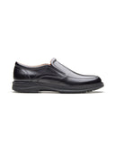 Basil Leather Comfort Slip-on Shoes Black