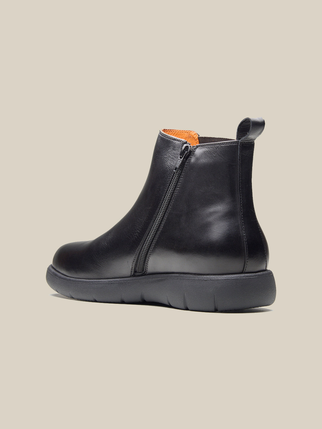 Moreno Leather Boots Black