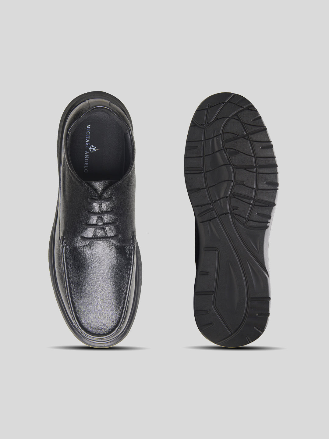 Mateo Leather Formals Black