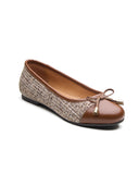 Michael Angelo's Sophie Ballerinas For Women (Brown)