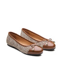 Michael Angelo's Sophie Ballerinas For Women (Brown)
