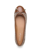 Michael Angelo's Sophie Ballerinas For Women (Brown)