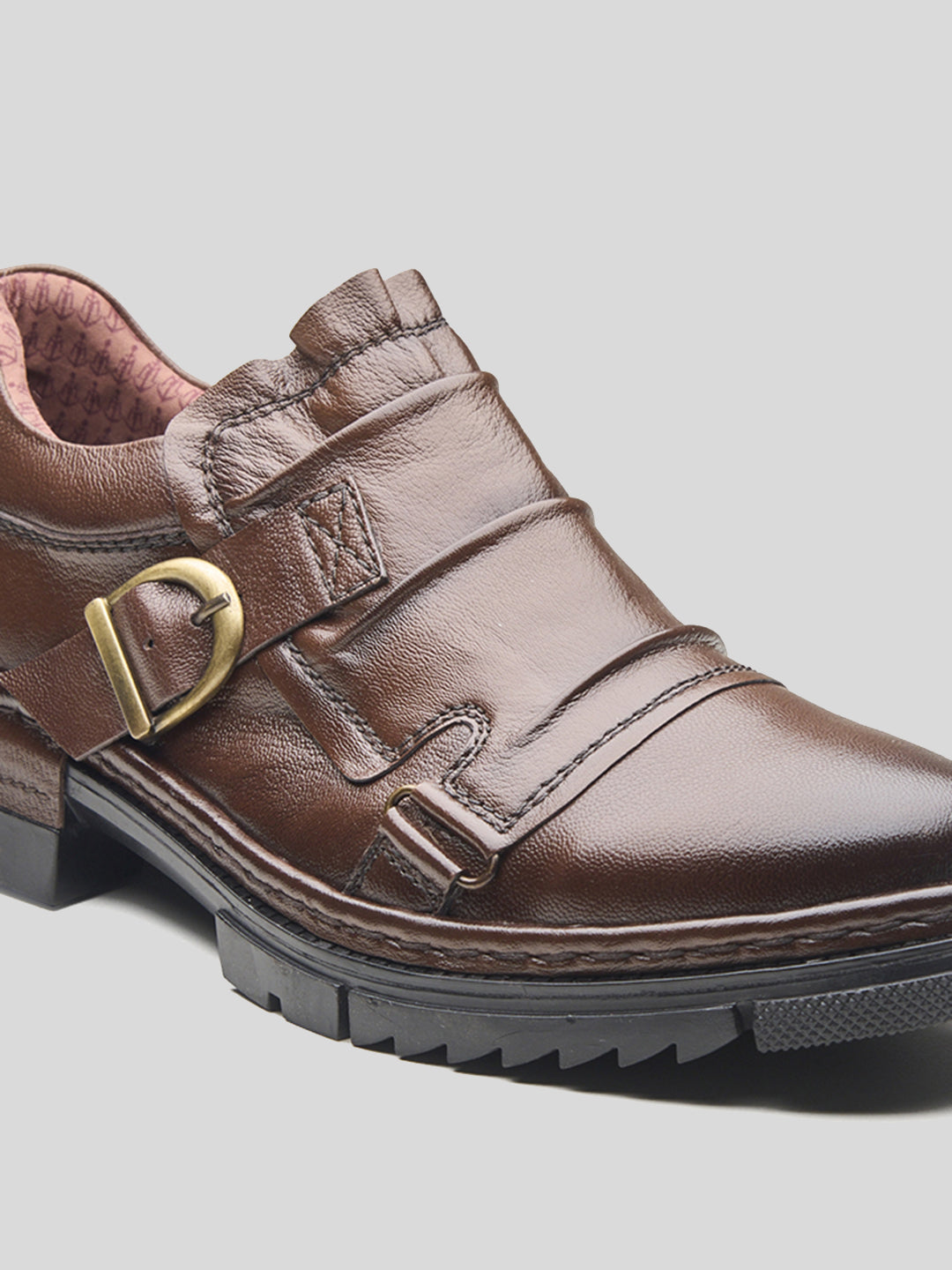 Pedro Leather Formals Dark Tan