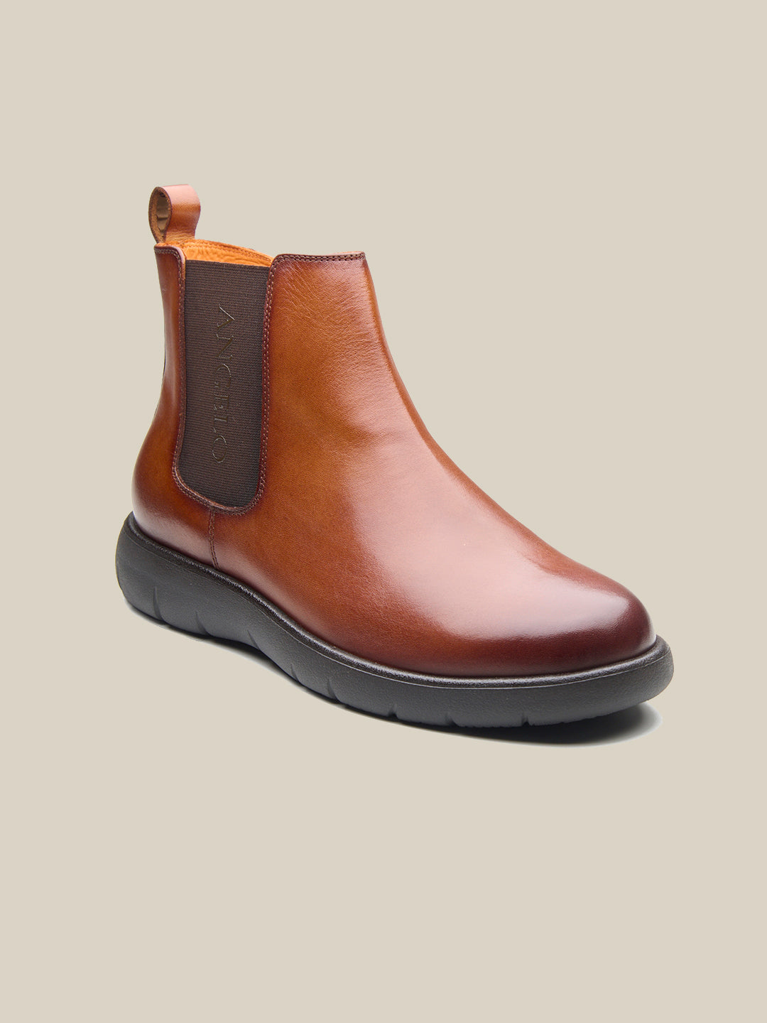 Moreno Leather Boots Tan