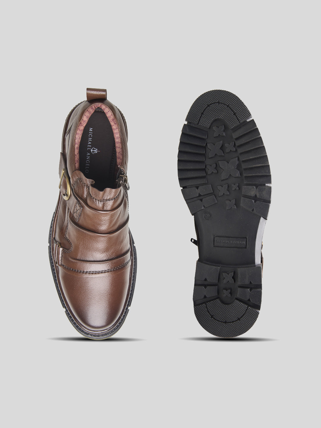 Pedro Leather Formals Dark Tan