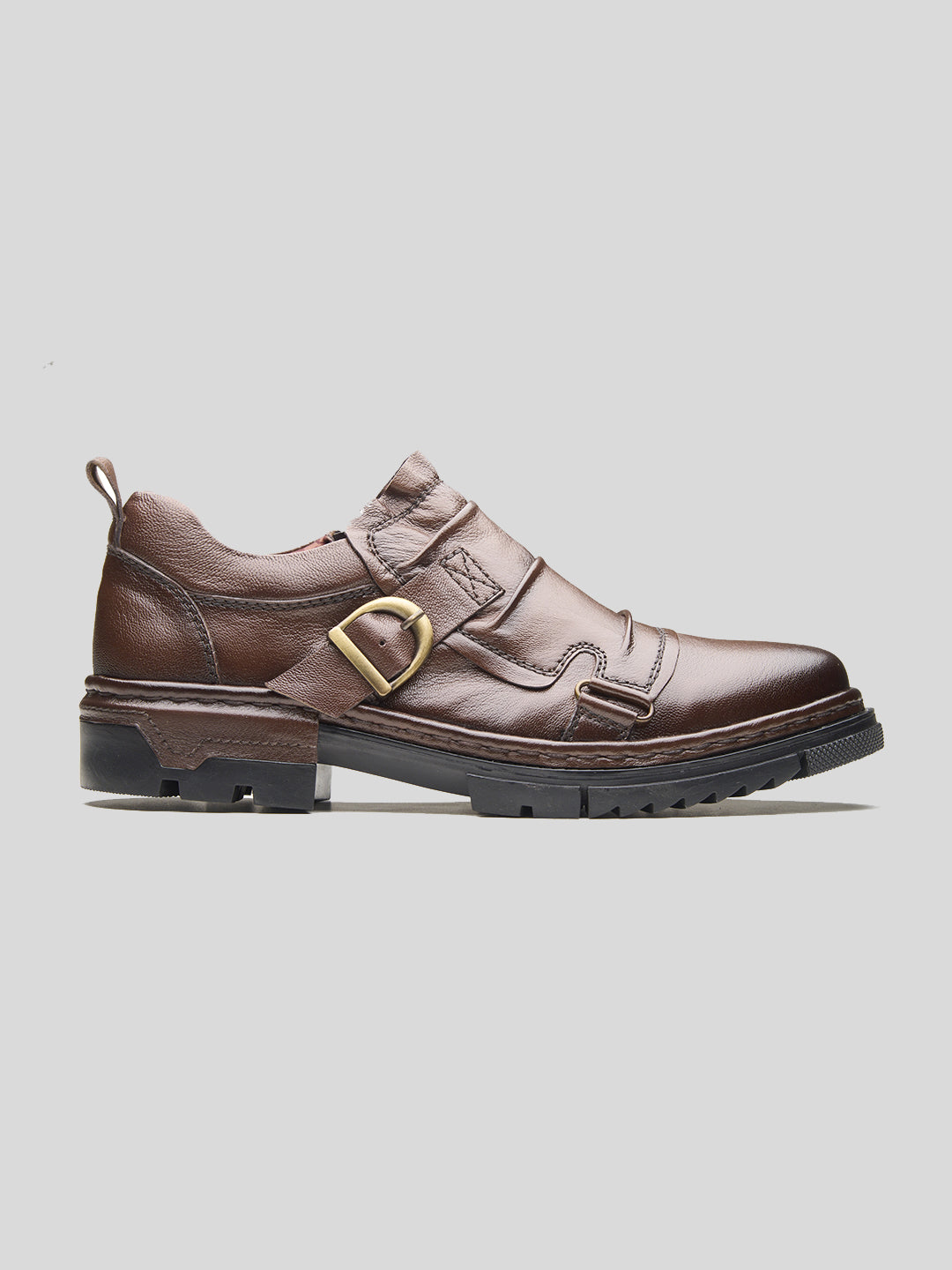 Pedro Leather Formals Dark Tan