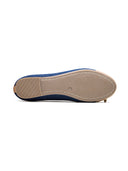 Michael Angelo's Clara Ballerinas For Women (Navy Beige)